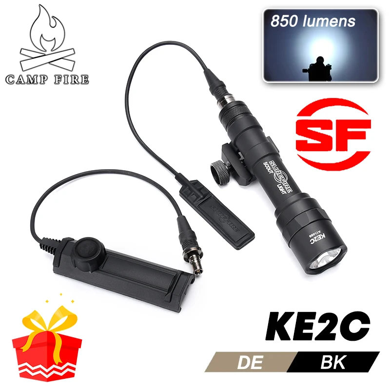 

Surefire Scout Flashlight M300C M600U Set with Momentary Constant Switch For Airsoft 20mm Rail Outdoor Hunting Wargame Accessory
