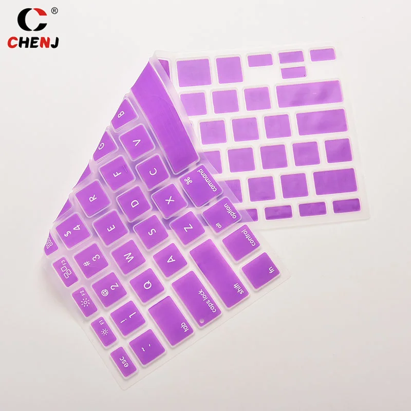 Colorful Silicone Keyboard Cover Sticker For Macbook Air 13 Pro 13 15 17 Protector Sticker Film 28.7cm X 11.9cm Keyboard Skin