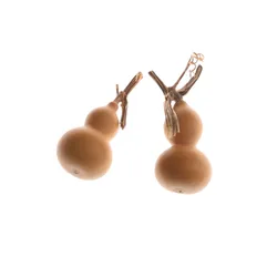 2pcs Natural Random Dry Gourd Crafts Arts 4~6cm Collection Mini Bottle Gourd Dried DIY Doodle Carving Hanging Gift Toys