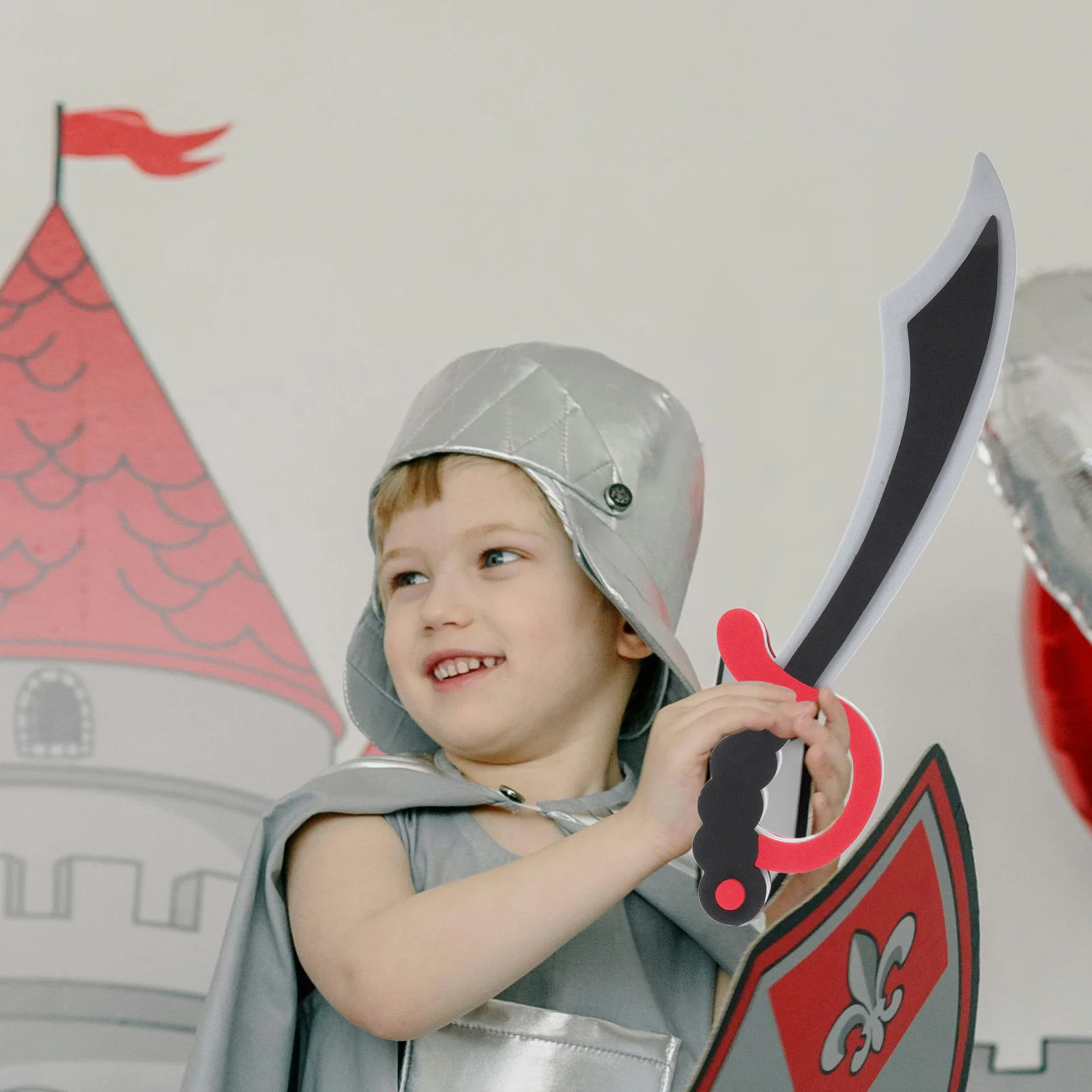 Espada de espuma para niños para juego de simulación, forma realista, colores vivos, Material suave, espada de entrenamiento Ideal, Caballero pirata para niños