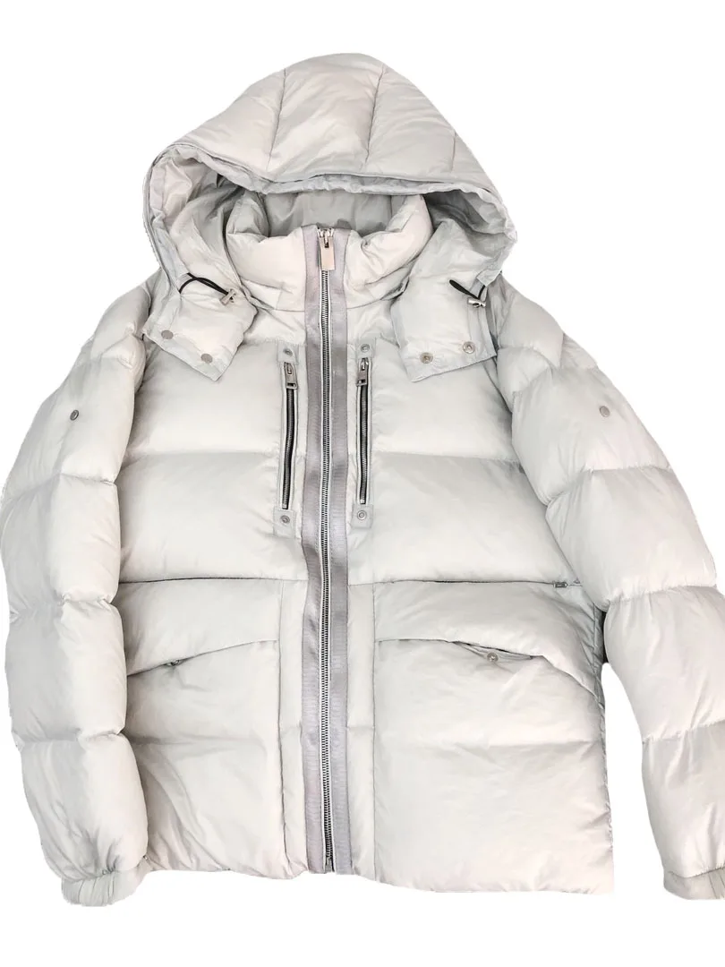 

Пуховик с капюшоном, Короткая свободная шапка со съемным дизайном, теплый и удобный, новинка зимы 2023, 1120