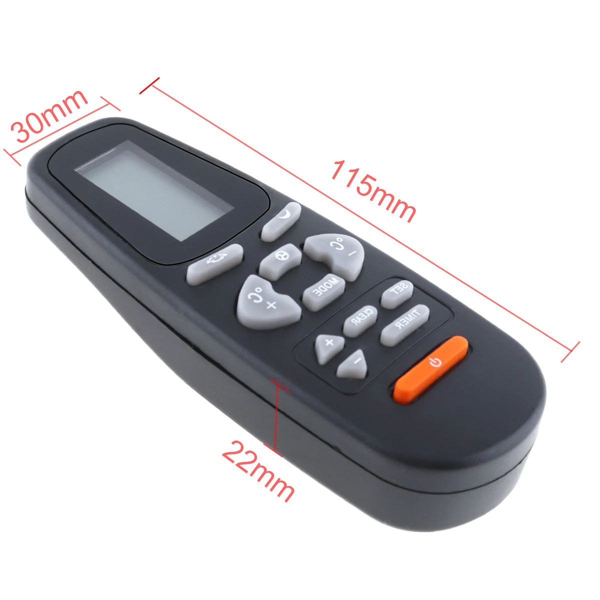 Air Conditioner Remote Control Replacement Support 2 x AAA Batteries with Long Transmission Distance Fit for Electra RC 5