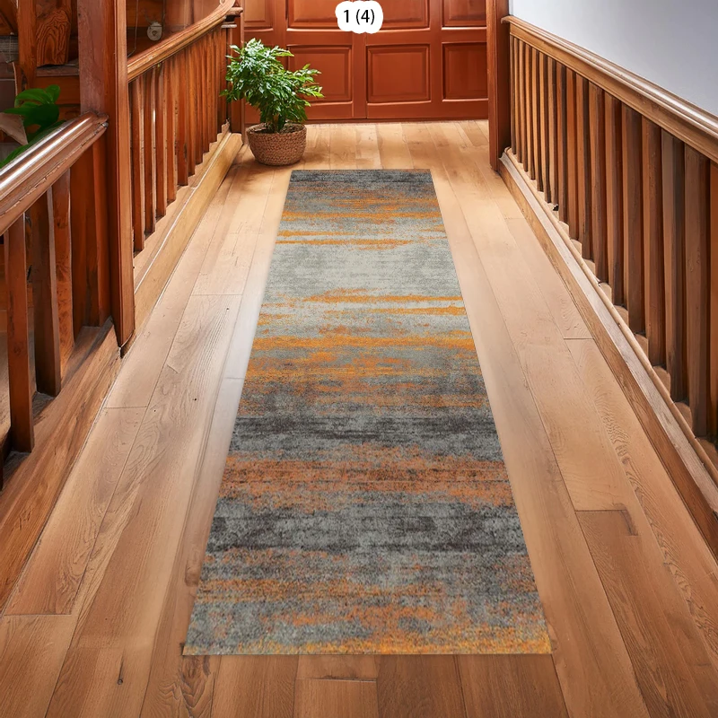 

Коврик-дорожка с коротким ворсом, машинная стирка, нескользящий, для кухни, прачечной, прихожей, входной зоны, безопасный для домашних животных и детей, классический дизайн