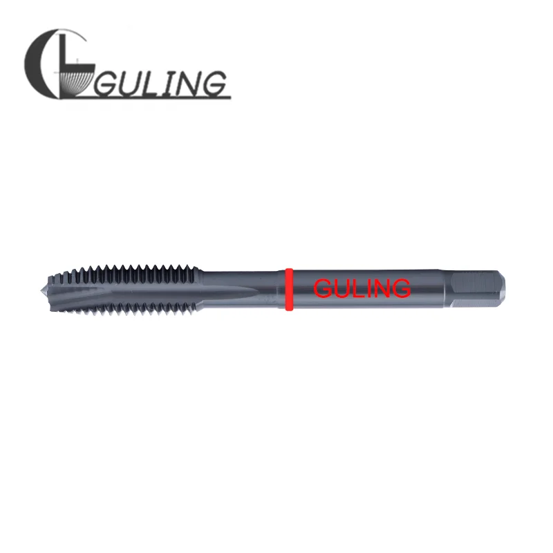 HSSE Red Ring JIS Standard Spiral Pointed Tap UNC UNF 2-56 4-40 6-32 8-32 10-24 1/4 5/16 3/8 With OX Coating Machine Thread Taps