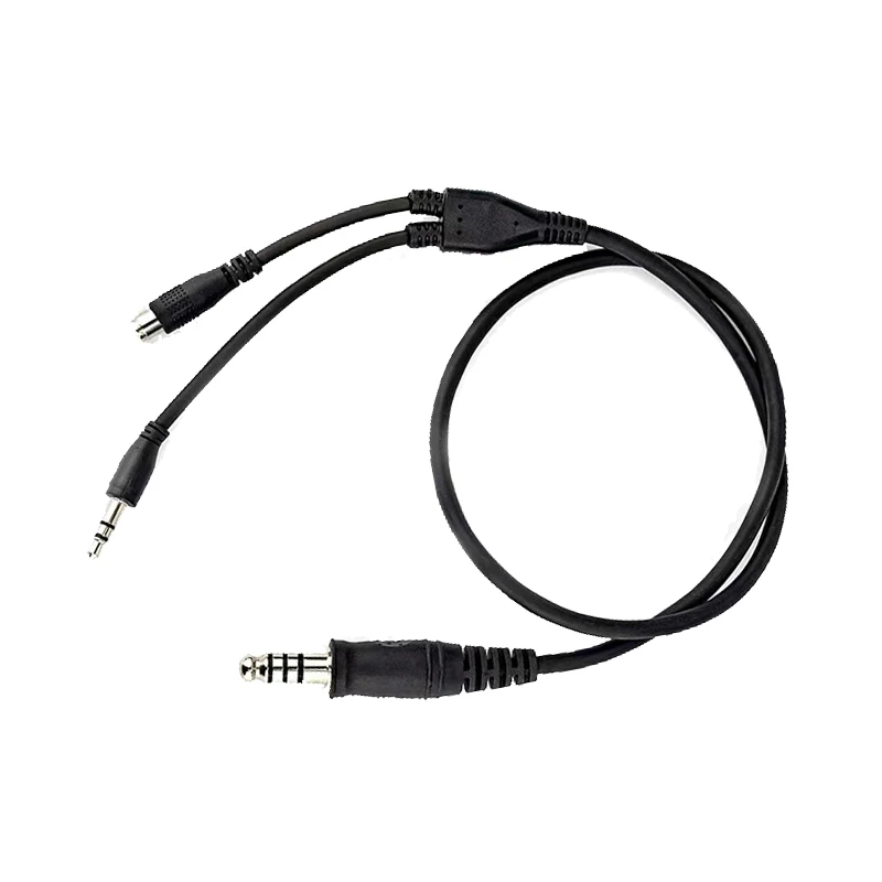 EARMOR M31 communication headset connection adapter, communication headset adapter, used for M31, M31H noise reduction headphone