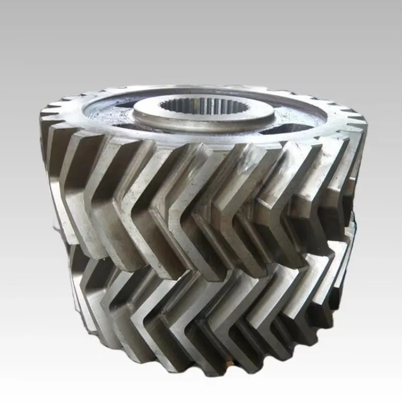 herringbone double helix gear high-precision hardened tooth standard wind power ship propulsion