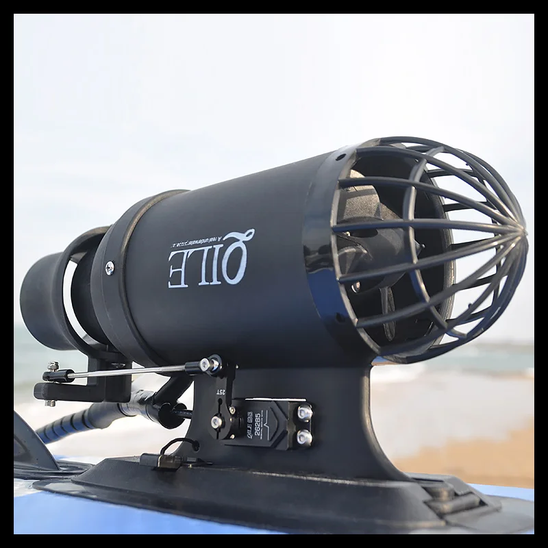 24V1500W SUP Paddle board Electric Propeller Remote Controlled Steering,Underwater Thruster for Surfboards,Not Battery