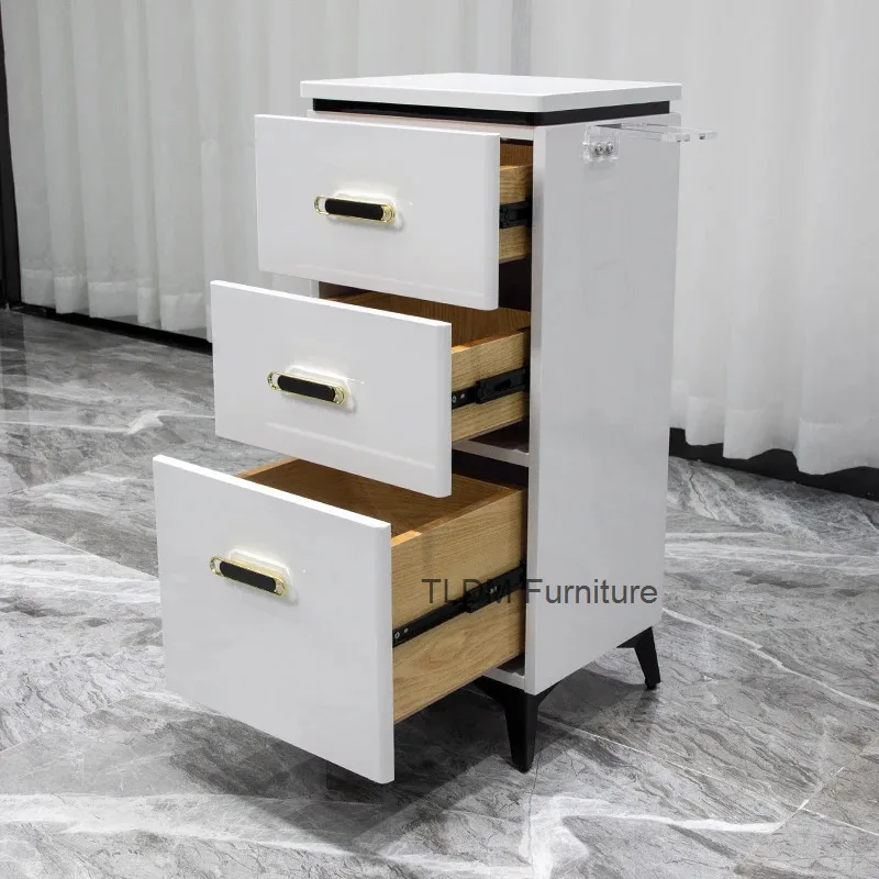 

Professional Hairdresser Cart Trolley Beauty Salon Tray Cosmetic Helper Wheels Pedicure Furniture Medical Drawer