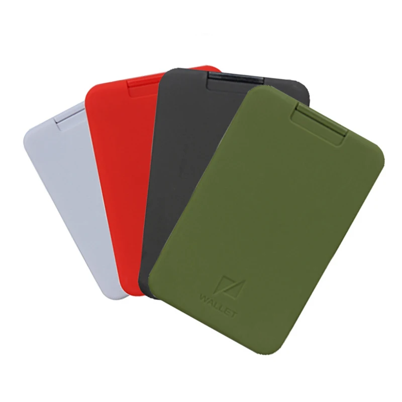 Soporte de caja de almacenamiento para tarjetas de identificación, bloqueo RFID, bloqueador de señal FOB, protector de billetera para Protección de Privacidad, 6 colores