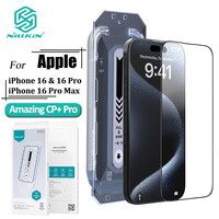 NILLKIN CP+ Pro Tempered Glass For iPhone 16 Pro Max 15 Plus 14 13 Pro 12 Mini 11 Easy Install Anti-Glare Screen Protector