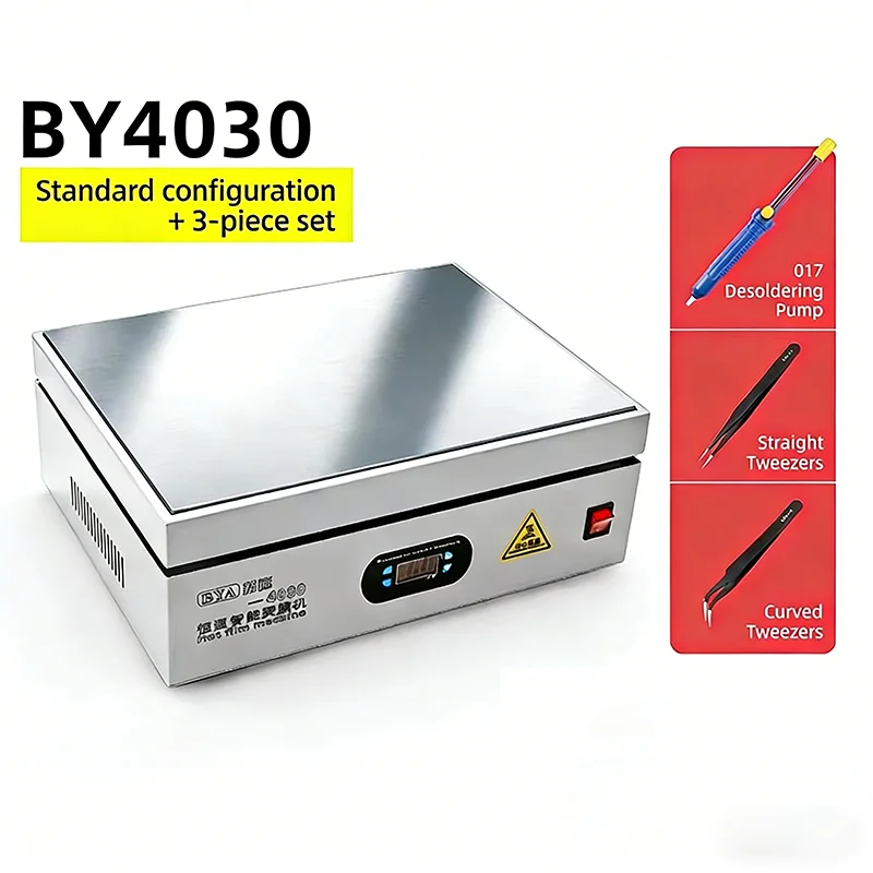 

Нагревательная станция 400*300 мм, электронная нагревательная плита, платформа для предварительного нагрева 0~400°C ℃ Для ремонта BGA PCB, SMD, LCD и сенсорных экранов телефонов