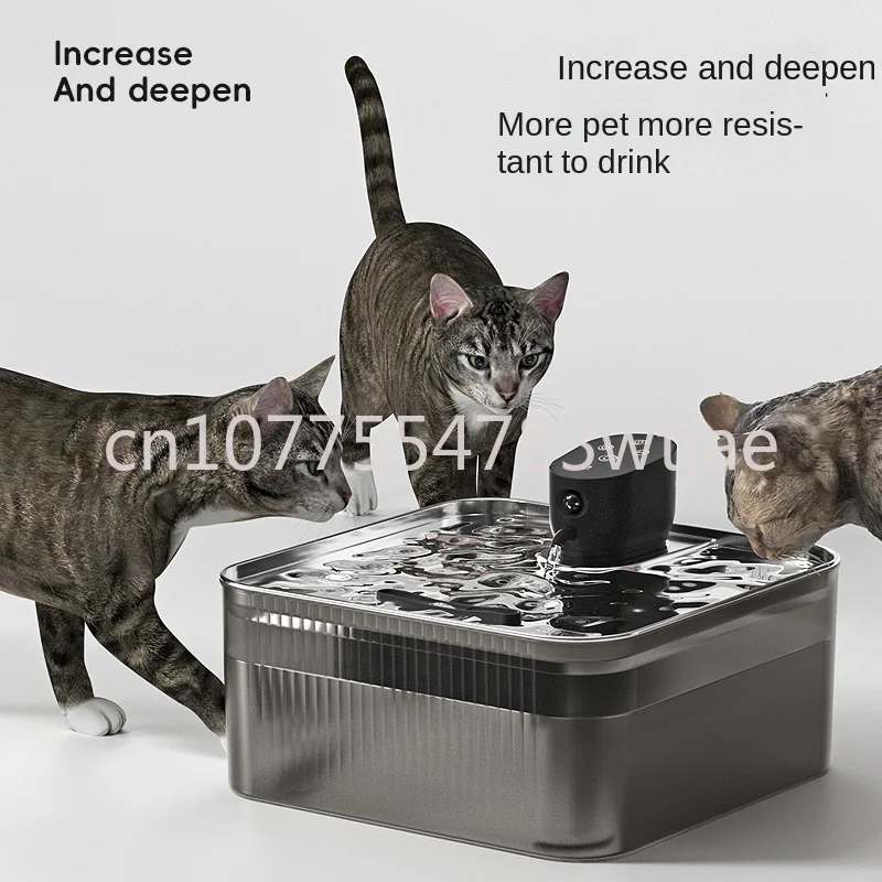 7L large capacity Cat Water Dispenser Large Capacity Automatic Wireless Non Plug in Multi Pet Water Dispenser