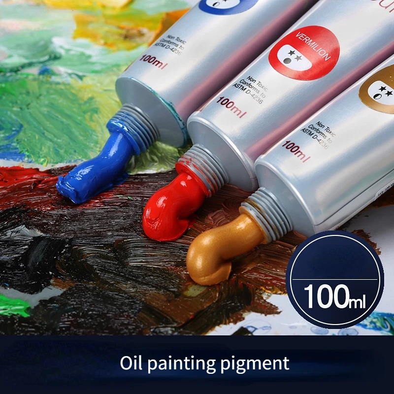 100ml Oil Painting Pigment Multi-color Large Branch High Concentration Fine Toner Pigment Art Creation Professional Products