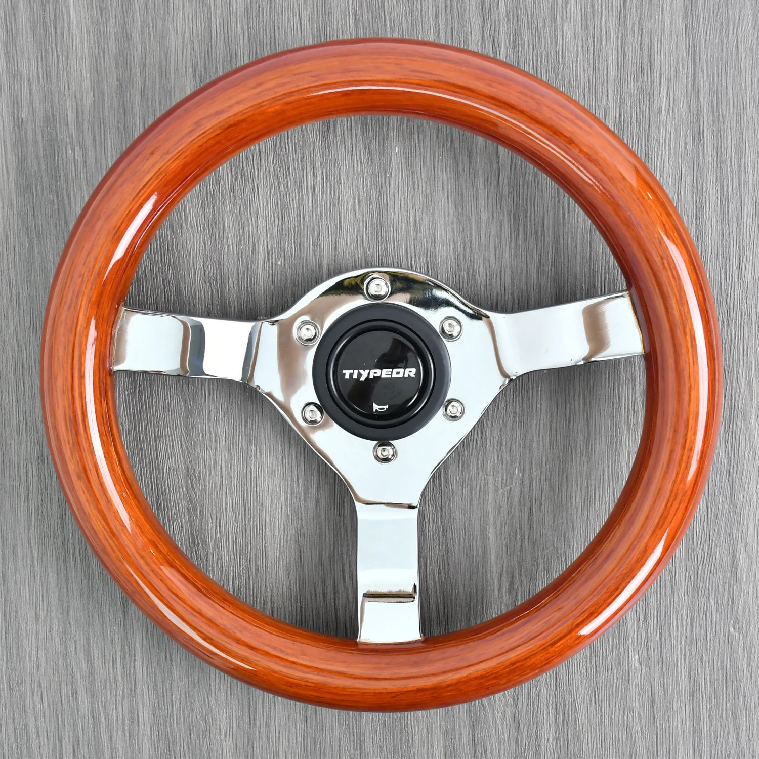 280MM JDM vintage wooden steering wheel 70mm bolt pattern car modification racing steering wheel 11-inch steering wheel