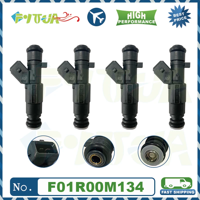 

4pcs Fuel injector F01R00M134 For Great Wall 1TR 2TR 3RZ 2RZ 1RZ 6AZ OE