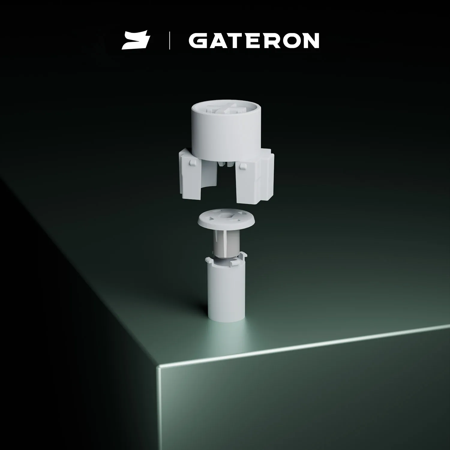 GATERON Magnetic Jade Ultra Switch Linear Freely Setting Rre-Travel HE Hall Sensor Effect for Magnetic Keyboard Gaming Office