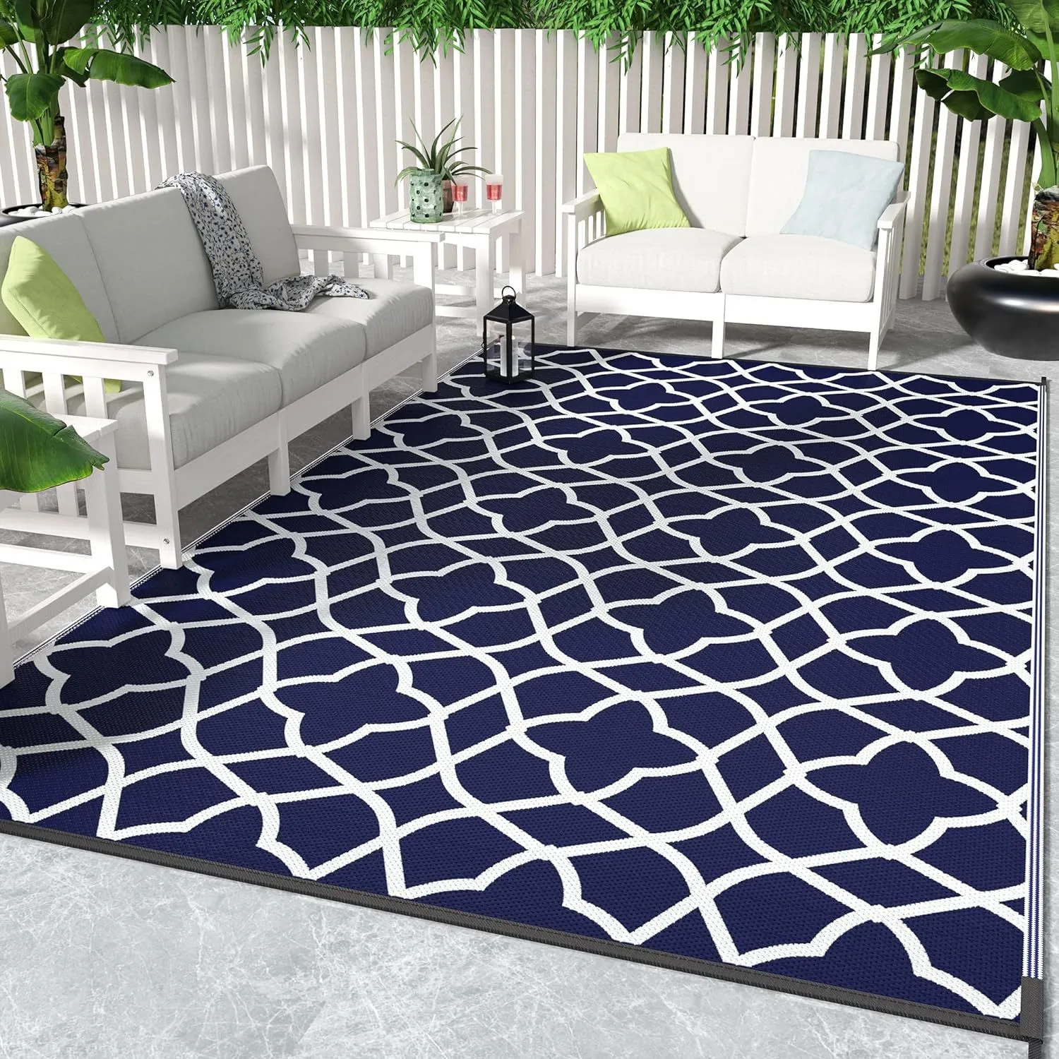 RV Awning Carpet Reversible Waterproof Outdoor Mat Rug for Garden Camper Motorhome Caravan Camping Picnic 150x210cm/120x180cm
