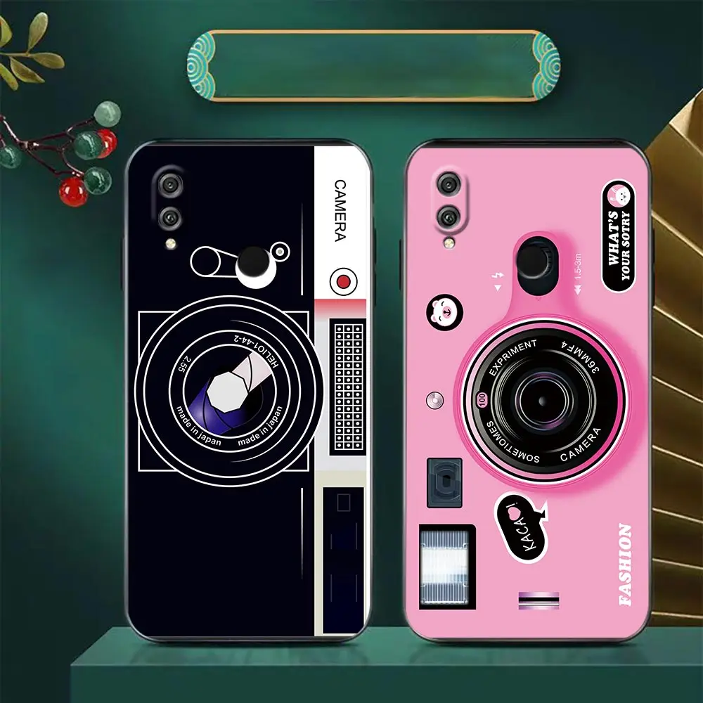 เคสสำหรับ Honor X9 X9A X8 X7 5G Y9 Y8 Y8P Y7 Y7A Y7P 2020 Y6 Y6S Y5P Y6P นายก V20 V10เคสแฟชั่นคลาสสิกเลนส์กล้องถ่ายรูป