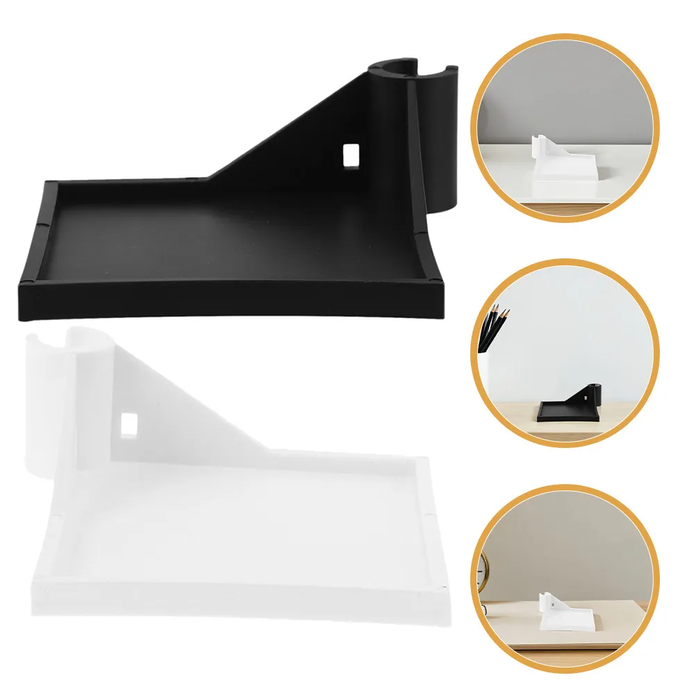 2Pcs Grow Tent Corner Shelf Heavy Duty Plastic Pole Mount Rack for Hygrometer Camera Thermometer Plant Tools Organization