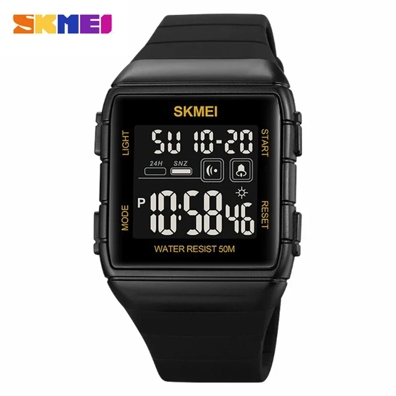 SKMEI 1960 Luxury Sports Digital Watch for Men Military Calendar Countdown Waterproof Wristwatches Mens Alarm Clock Reloj Hombre