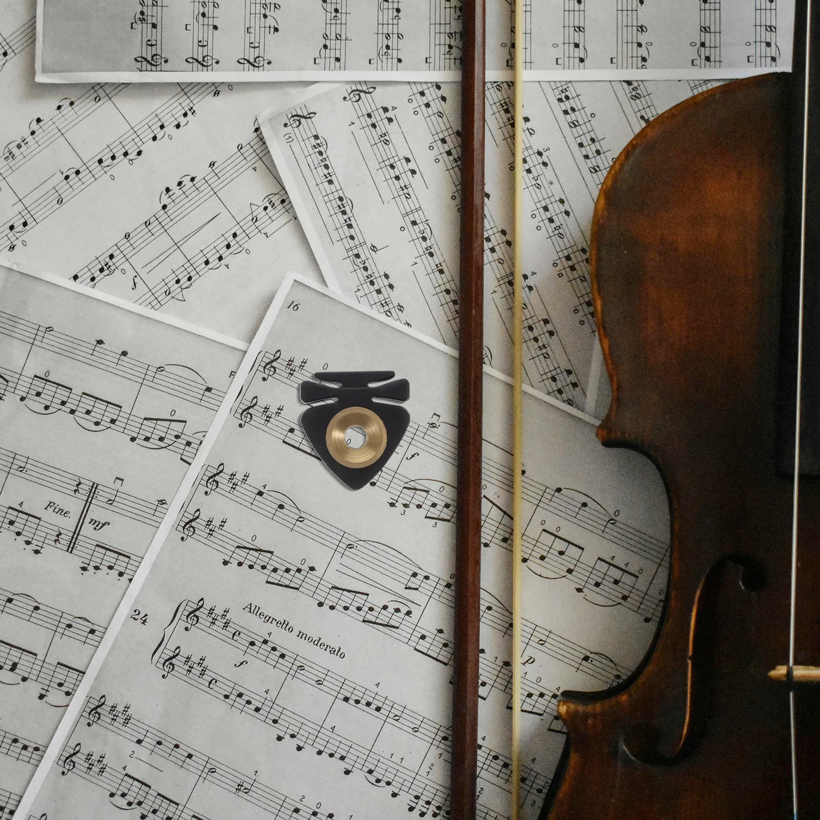 

Black Viola Muffler Tool Easy to Install Practice Mute Noise Reduction Hearing Protection Silent Practice Orchestra Violin