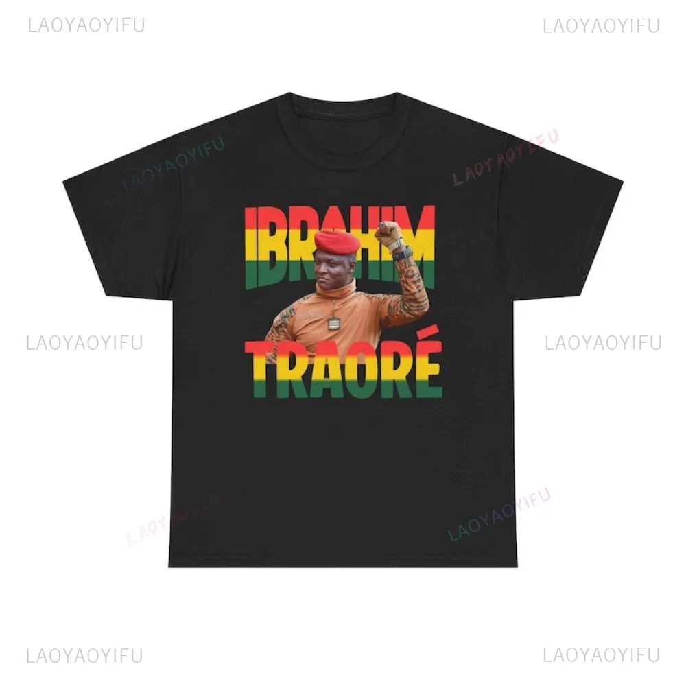 Traore Burkina Faso African Pride Unisex T Shirt Black History Month Gift Cotton Tshirt Casual Fashion Loose Harajuku Man Tees