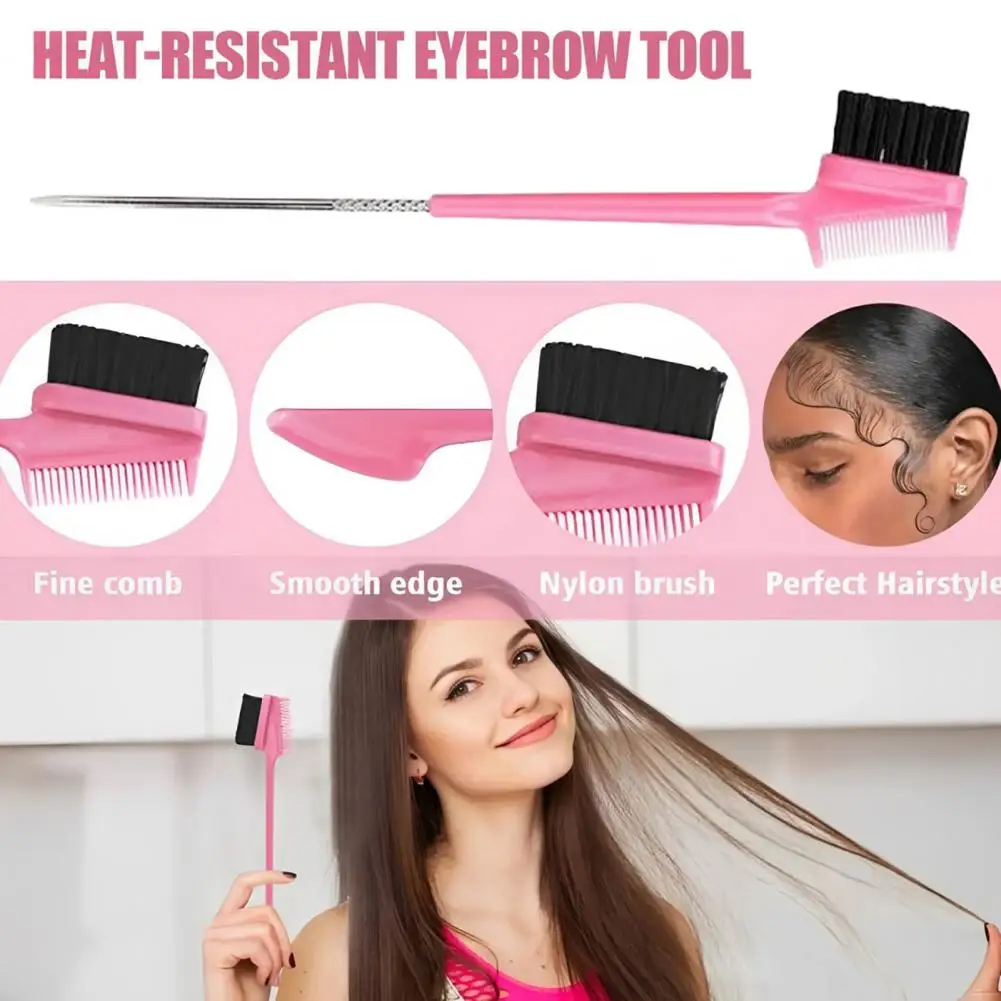 7/10Pcs Frauen Augenbraue Kamm Doppel-kopf Stahl Nadel Augenbraue Pinsel mit Kamm 3-In-1 braue Styling Pinsel Make-Up Pflege Werkzeuge