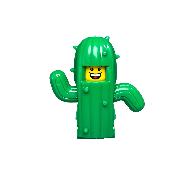 MOC Building Blocks Mini Figures Cactus Coat Desert Plants Camel Accessories Assembly Model Decorative Ornaments Toys Gifts