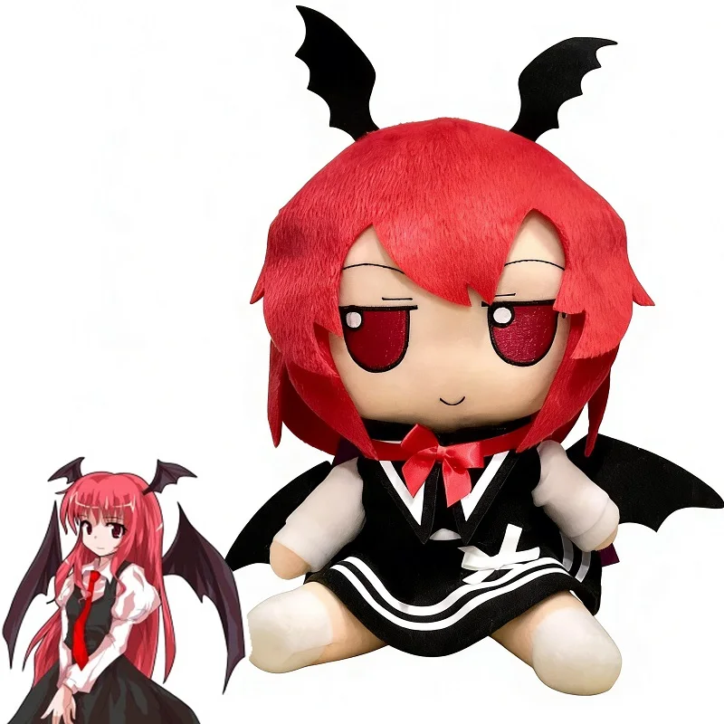 

Плюшевая игрушка Touhou Project Fumo Little Devil, 20 см, сидячая кукла, мультяшная, милая, мягкая, для самостоятельной нарядки, подарок на день рождения для фанатов