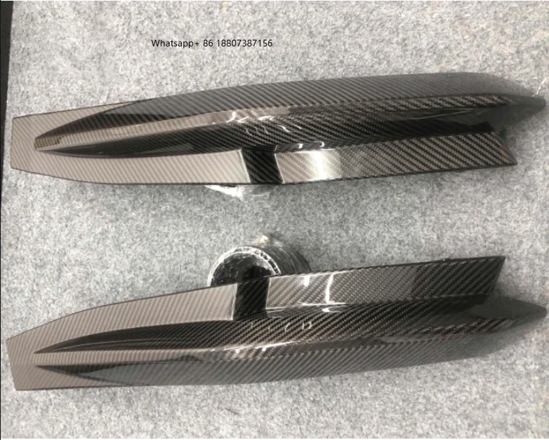 

For M3 M4 G80 G82 OEM Dry Carbon Rear Corner Bumper with Exhaust Cut-Outs New Condition Bolt-On Universal Fitment