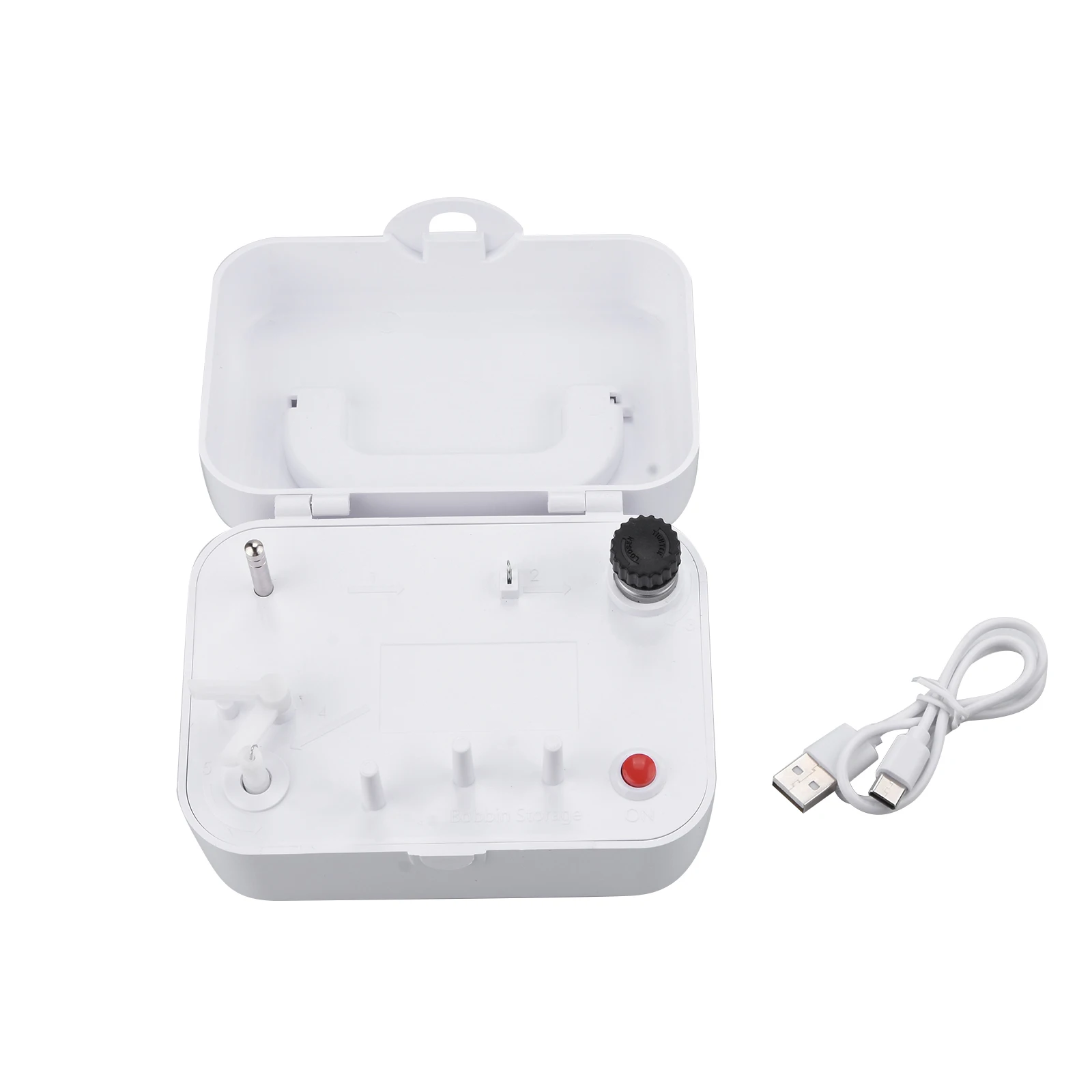 

Электрическая намотка шпульки для швейной машины, портативная, регулируемая, на батарейках