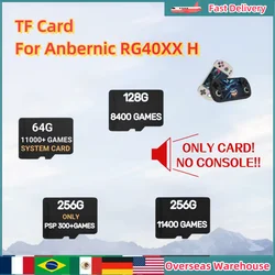For Anbernic RG40XX H TF Card Pre-install Retro Games PSP 256G Memory Handheld Gaming System Card Plug&play Handheld Games Card