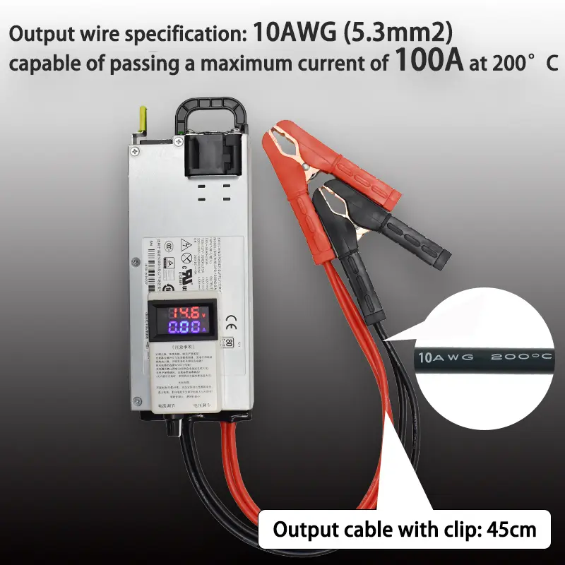 14.6V 100A Adjustable Charger 12.6v 100A 60A Lithium Polymer For Lithium Ion Battery Lead Acid Battery 3-15V 3-100A 12V 100A - 4