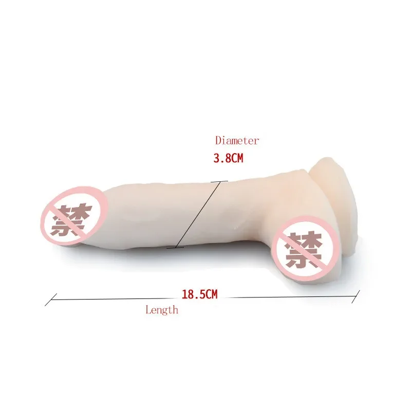 Super Soft Dildo Vagina Massager Fake Penis Realistic Dildo Erotic Sucker Female Masturbators Adult Sex Toys For Women Lesbian