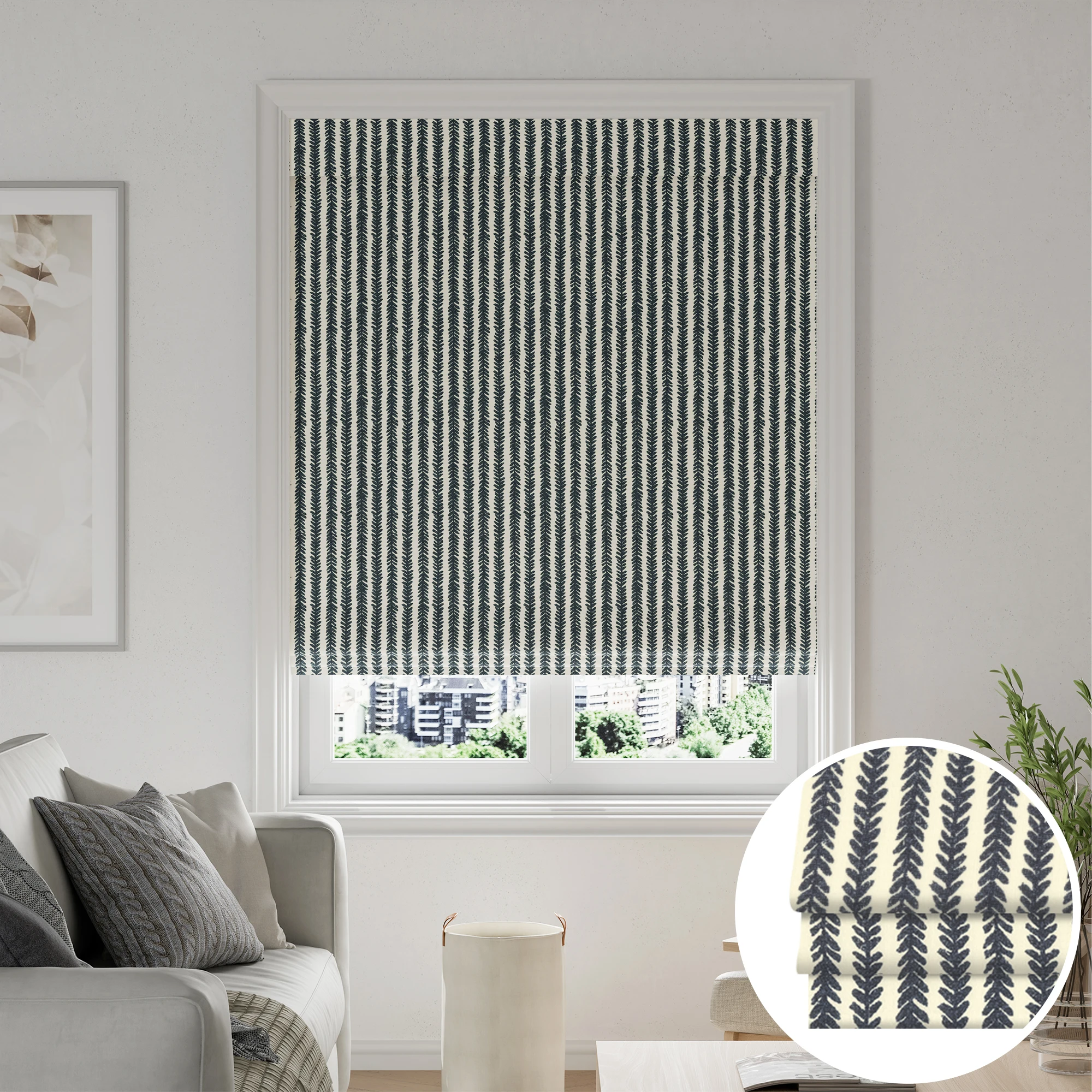 Wifi Smart Modern Interiors Sleek Stylish Electric Curtains Automatic Shade Roman Blind