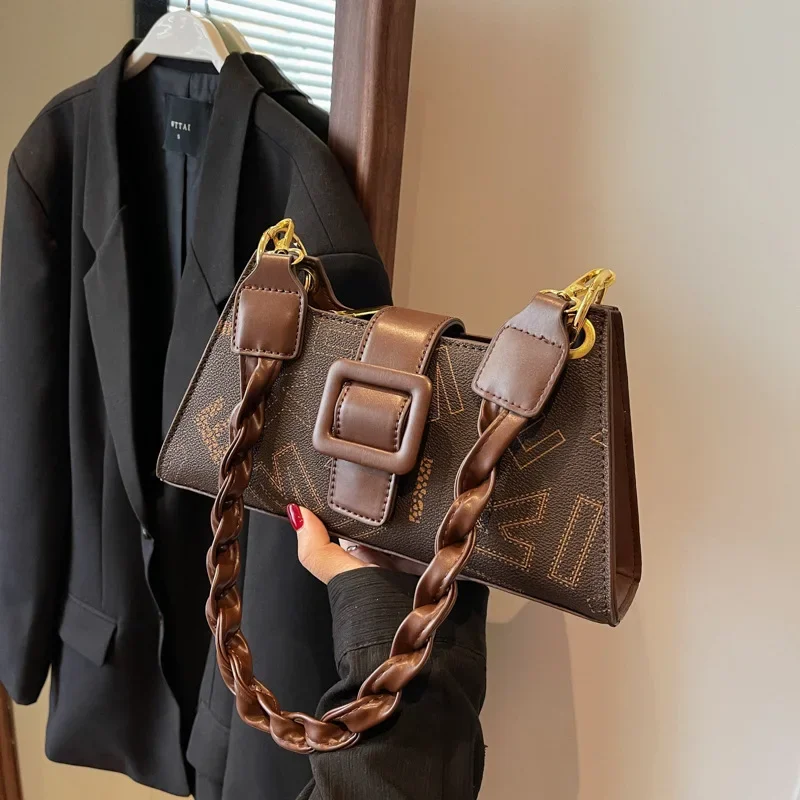 

Retro Simple Women's Bag 2025 Popular New Premium Shoulder Bag Fashion Casual Handbag Armpit Bag