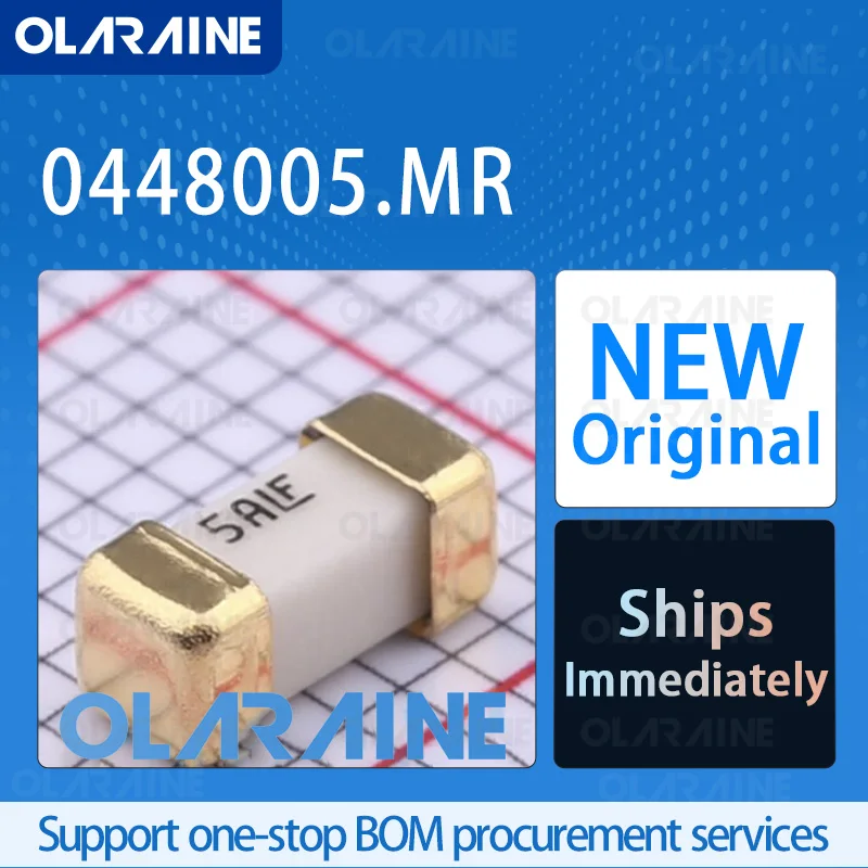 5/10/100Pcs0448005.MR  SMD Original 100%new Surface Mount Fuse 125VAC 5A .01531ohms 448 NANO2
