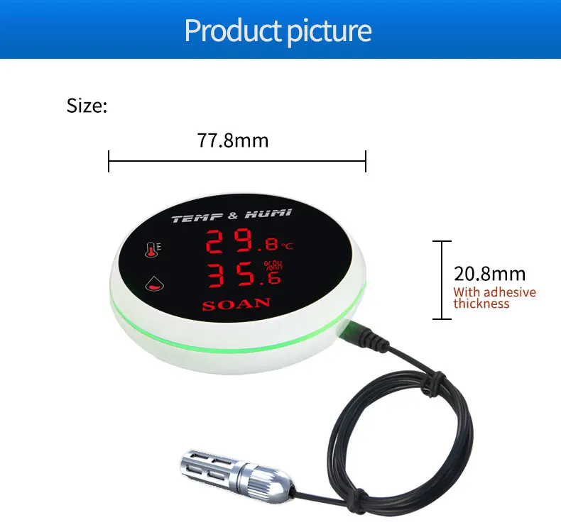 Smart Homes Display Temperature and Humidity Sensor Alarms in Real Time
