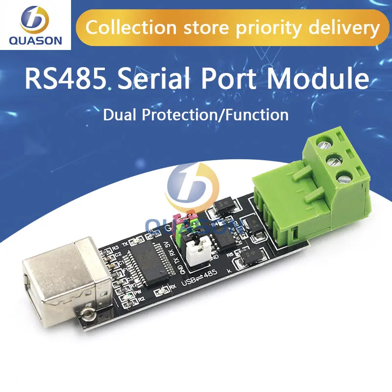 USB 2.0 to TTL RS485 Serial Converter Adapter FTDI Module FT232RL SN75176 double function double for protection Top Sale