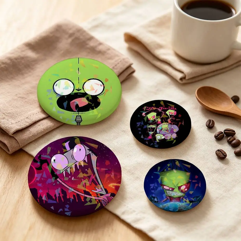 I-Invader Zim Cartoon Funny Backpack Pin Hat Pin Jacket Accessory Bag Decor Clothing Ornament Fashion Accessory