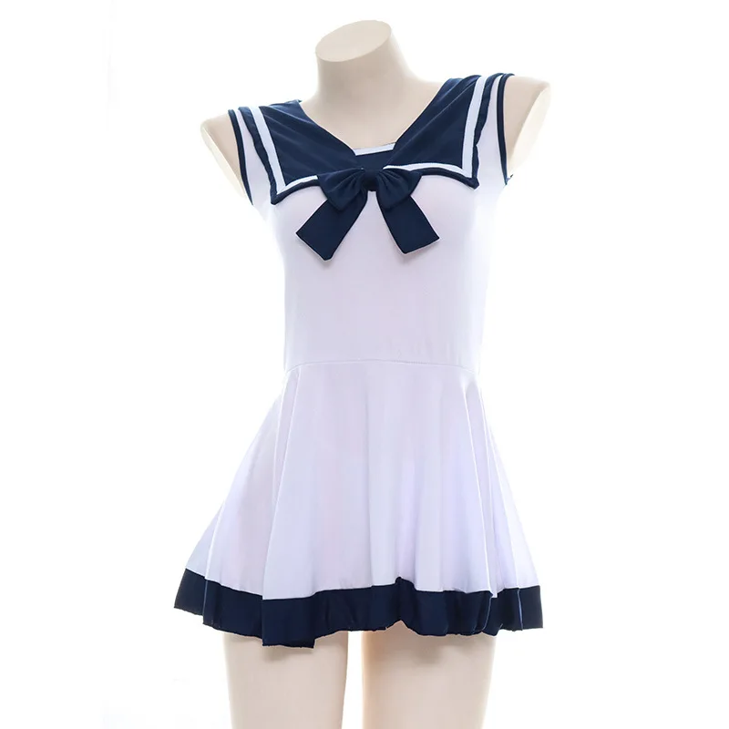 Lolita Dress Schoolgirl Student JK Costume Women Sexy Lingerie Anime Cosplay Sailor Uniform Japanese Kawaii Role Play Clothes