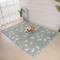 Pure Cotton Quilted Floor Mats Children's Playpen Mats Children Cartoon Crawling Mats Bedroom Tent Carpet Tatami Mats