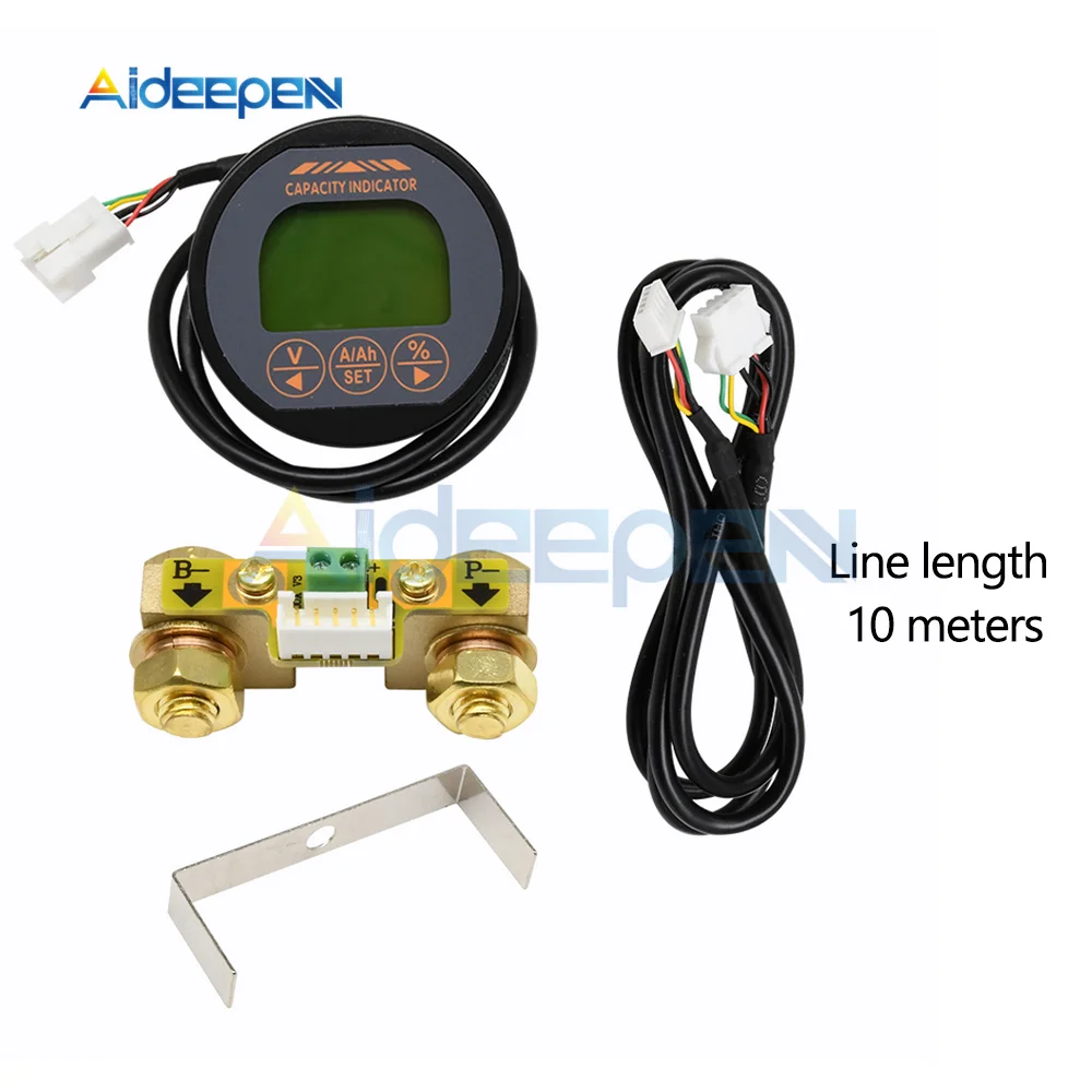 TR16 8-120V 0-150A Power Monitor Battery Tester Voltage Current Meter Battery Capacity Monitor Indicator Ammeter Voltmeter