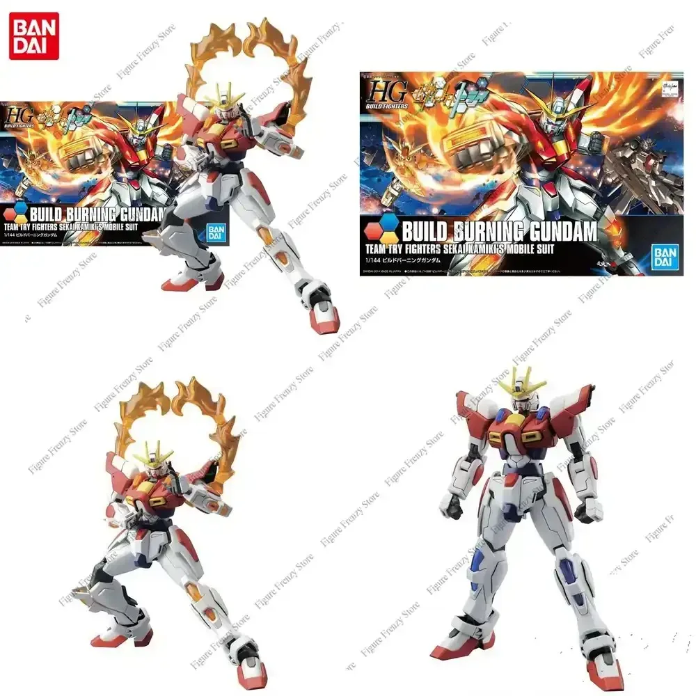 Sonderangebot: Original Bandai Gundam Modellbausatz Anime-Figur HGBF 1/144 Build Burning Collection Gunpla Actionfigur Spielzeug für