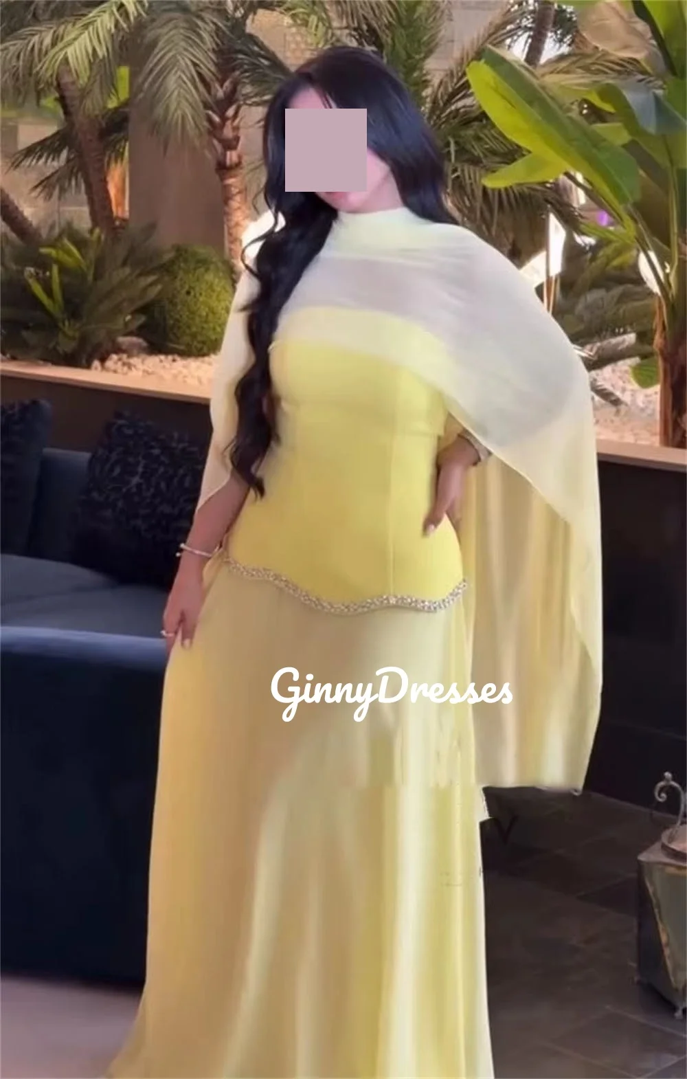 Dubai Personalizza Abiti da sera di lusso A-Line senza spalline pavimento-lunghezza Abito per party di matrimonio Liste Cinghie ad aletta Abiti per speciali