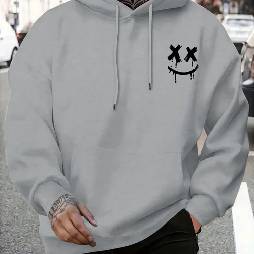 Imagen 1 del producto Sudadera con capucha para hombre, sudadera deportiva informal diaria, cómoda sudadera con capucha para el hogar y al aire libre, sudadera con capucha de moda para hombre