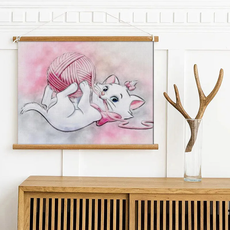 5D DIY diament malarstwo Disney dziewczyna Lilo i stich Mickey Mouse kot Home Decor pełne kwadratowe i okrągłe do mozaiki haft Cross Stitch