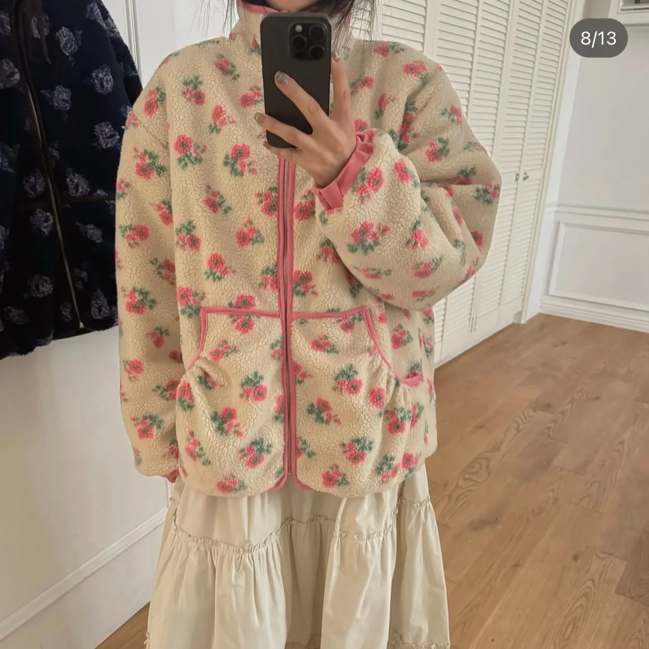 Doce sli algodão jaet feminino inverno vintage bordado franjas colete de pele de cordeiro versátil solto ajuste coreano sle