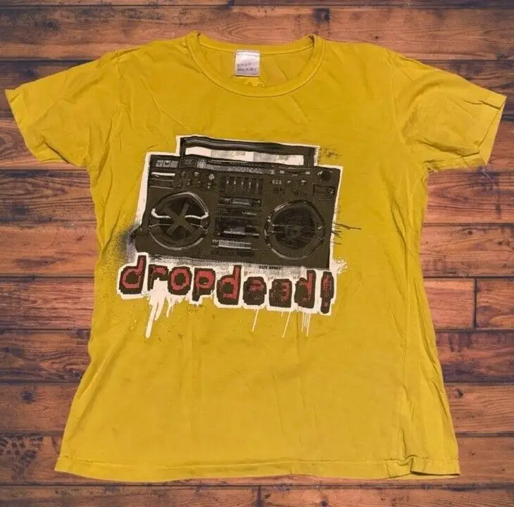 Drop Dead Ghetto Blaster Shirt Stereo Scene Emo BOTDF MySpace Brokencyde BMTH