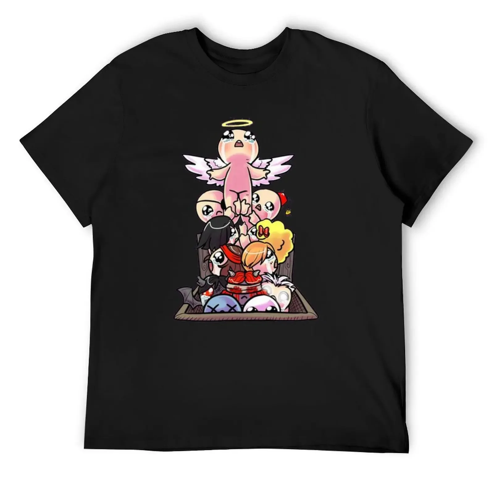 

Angel Isaac The Binding of Isaac Art T-Shirt sports fans designer shirts summer clothes kawaii clothes plain black t shirts men